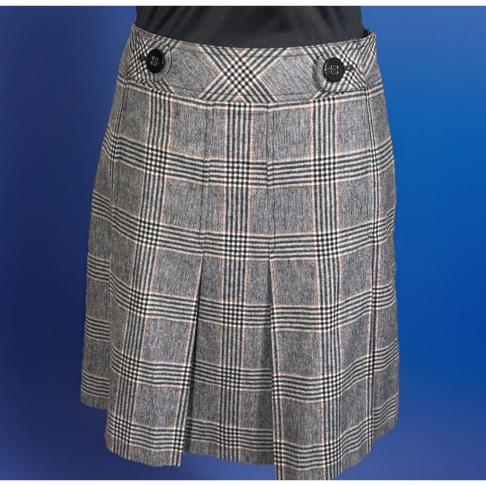 Ecetera Plaid Wool Pleated Skirt | Preppy Academia | Schoolgirl | Gossip Girl